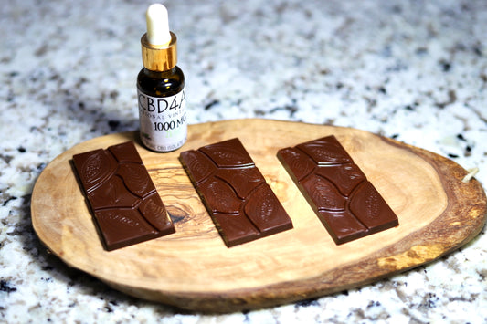 Chocolate bar with CBD