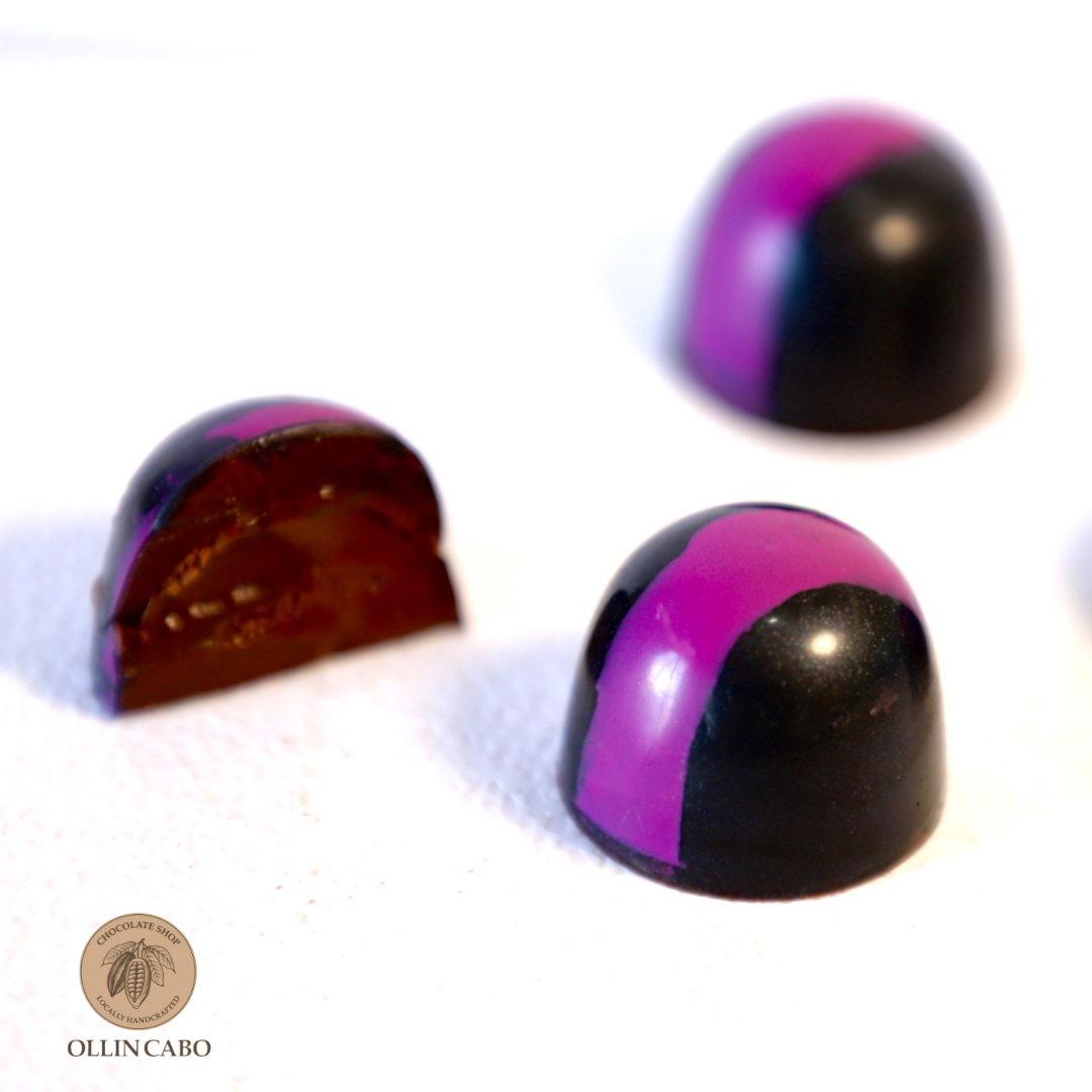 Bombones & trufas de chocolate artesanal caja con 4 piezas