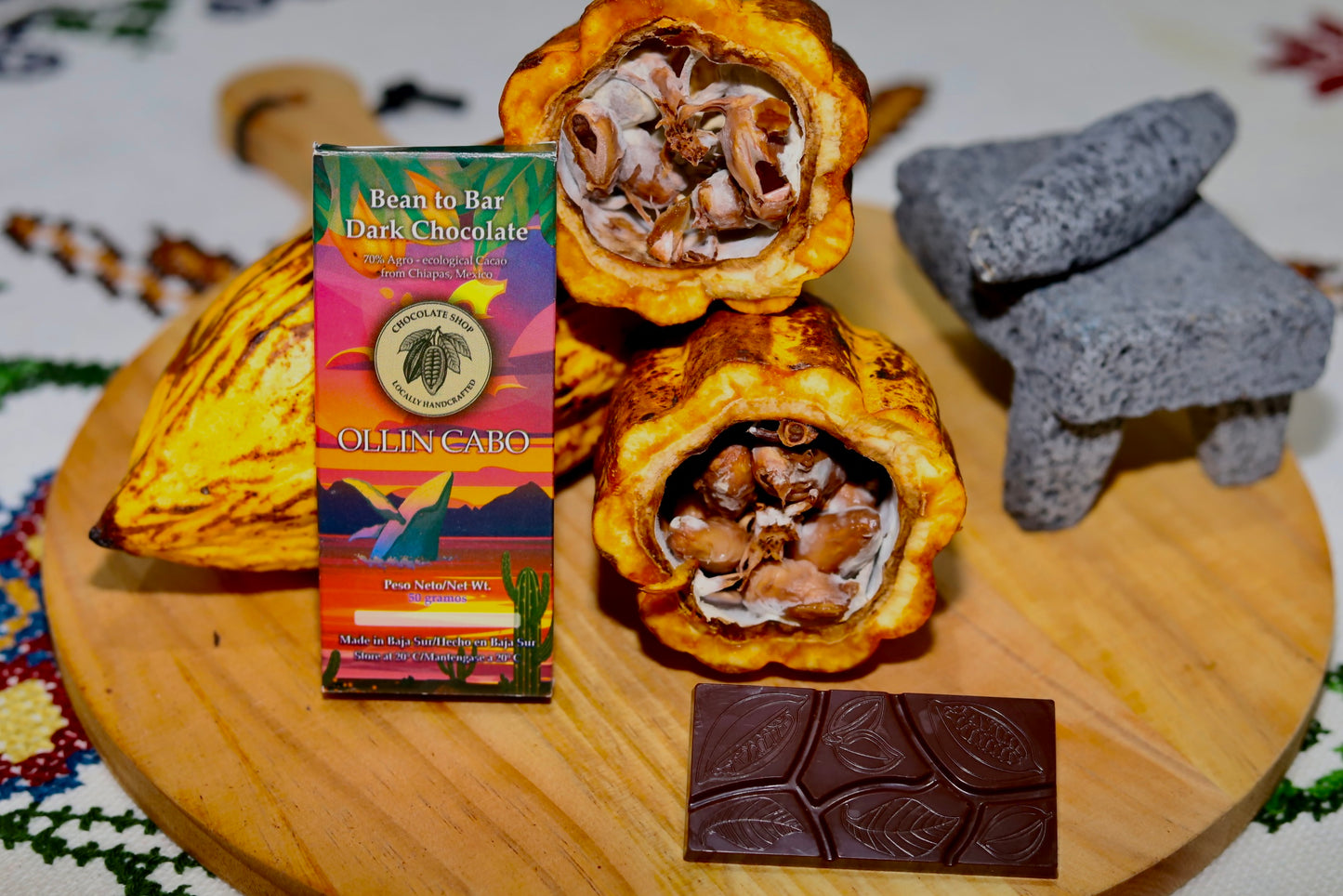 Barra de Chocolate 70% cacao agro ecológico