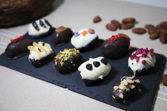 Dátiles cubiertos con chocolate