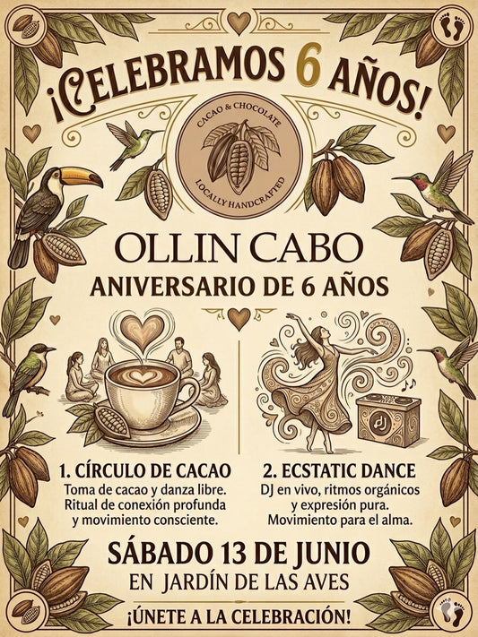 ANIVERSARIO OLLIN CABO  CATA DE CHOCOLATE